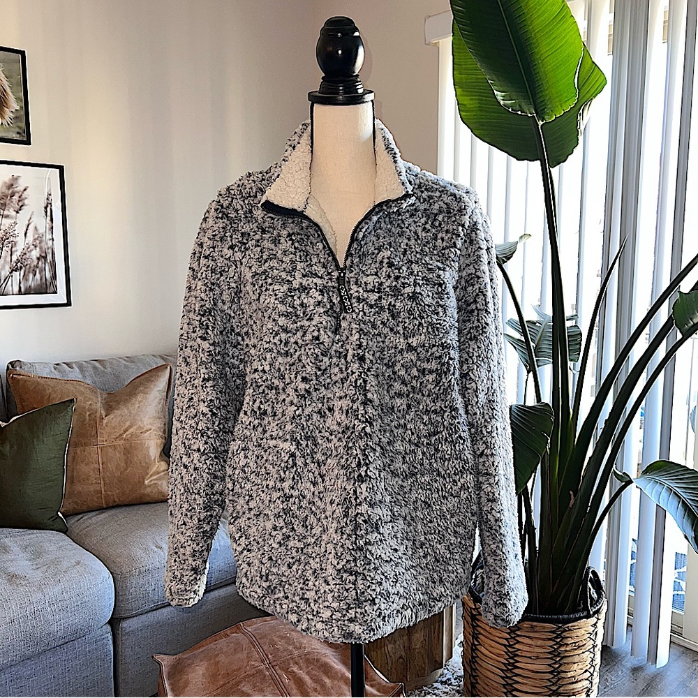 Womens Teddy Pullover Jacket